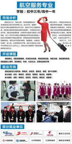 自贡旭江职校航空服务专业